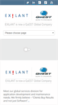 Mobile Screenshot of exilant.com